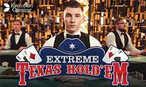 Live Poker game with a dealer and cards
